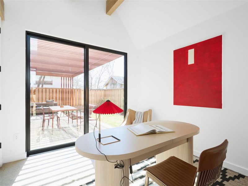 Furnished interior view inside a new home in , Austin (Image 29).