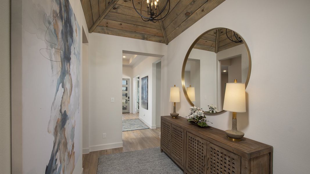 Furnished interior view inside a new home in Midline, Houston (Image 11).