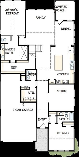 2D floor plan layout of this home in Walsh Classic, Fort Worth, TX (Image 2). 2D floor plan layout of this home in Walsh Classic, Fort Worth, TX (Image 2).