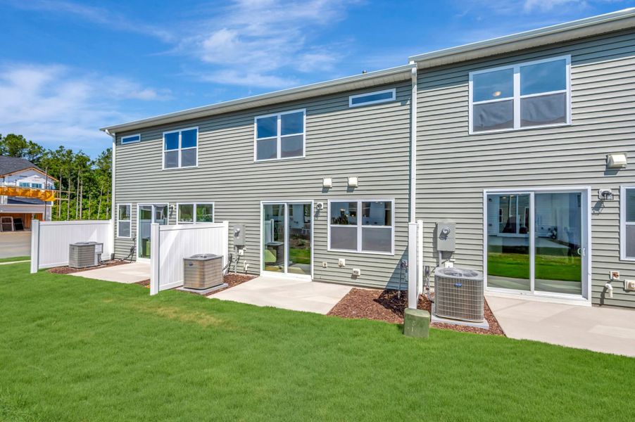 Exterior details and patio area of a home in Powell, Angier (Image 4).