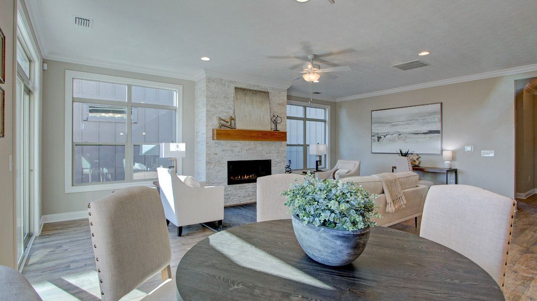 Representative furnished interior of a home built from the Capri by Epcon Communities in The Fairways at Eden, Eden (Image 12). Representative furnished interior of a home built from the Capri by Epcon Communities in The Fairways at Eden, Eden (Image 12).