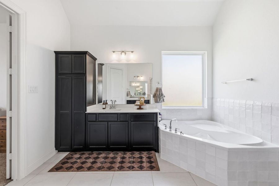 Furnished interior view inside a new home in , Old River-Winfree (Image 37).