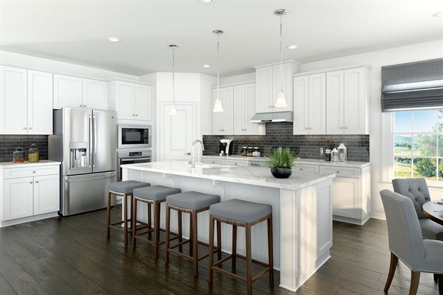 Furnished interior view inside a new home in Indigo Bay, Myrtle Beach (Image 2).