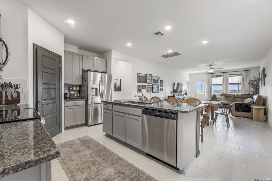 Furnished interior view inside a new home in Applewhite Meadows, San Antonio (Image 42).