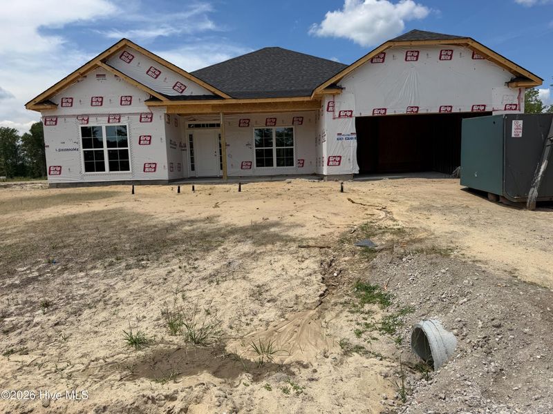 In-progress construction of a new home in Wood Creek Landing, Leland, NC (Image 31).