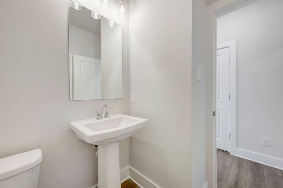 Furnished interior view inside a new home in The Meadows, Denton (Image 10).