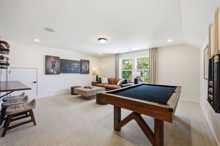 Representative furnished interior of a home built from the The Aspen by Davidson Homes LLC in Ashland, Holly Springs (Image 35).