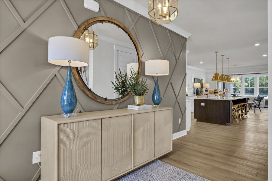 Furnished interior view inside a new home in , Summerville (Image 9).