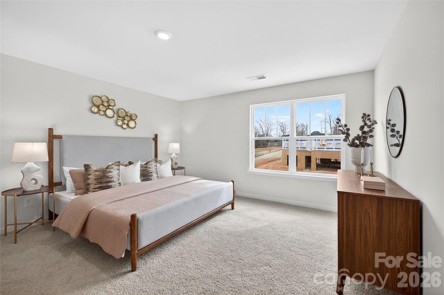 Furnished interior view inside a new home in Reedy Creek Preserve, Charlotte (Image 14).