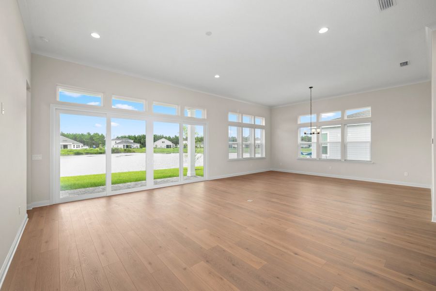 Representative unfurnished interior of a home built from the Aurora by Riverside Homes in Hidden Creek at SilverLeaf Phase 1, St. Augustine (Image 46).