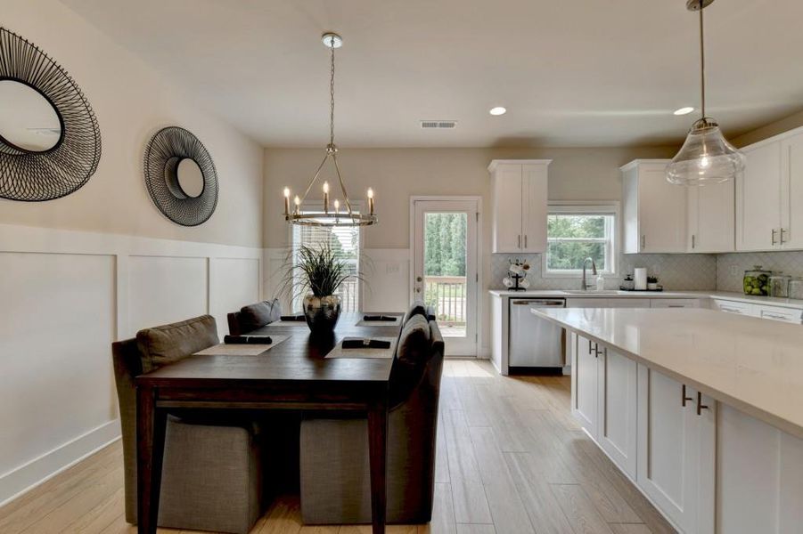 Furnished interior view inside a new home in Magnolia Grove, Mableton (Image 61). Furnished interior view inside a new home in Magnolia Grove, Mableton (Image 61).