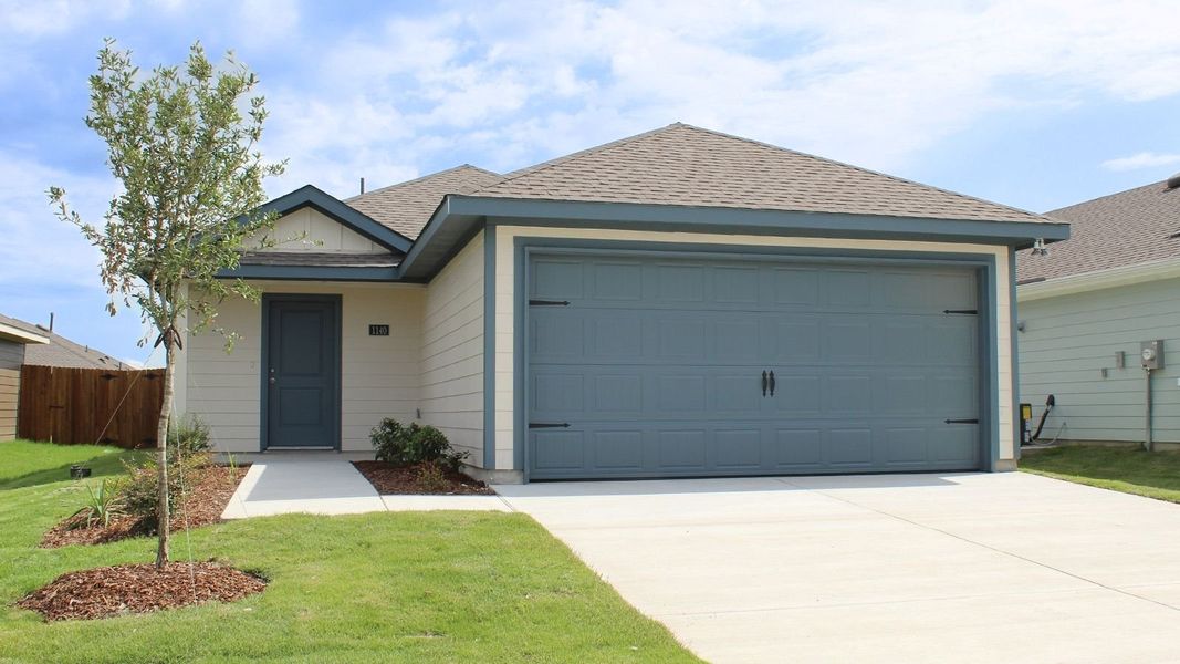 Front exterior of a new home in Riverfield, Josephine, TX, highlighting curb appeal (Image 1). Front exterior of a new home in Riverfield, Josephine, TX, highlighting curb appeal (Image 1).