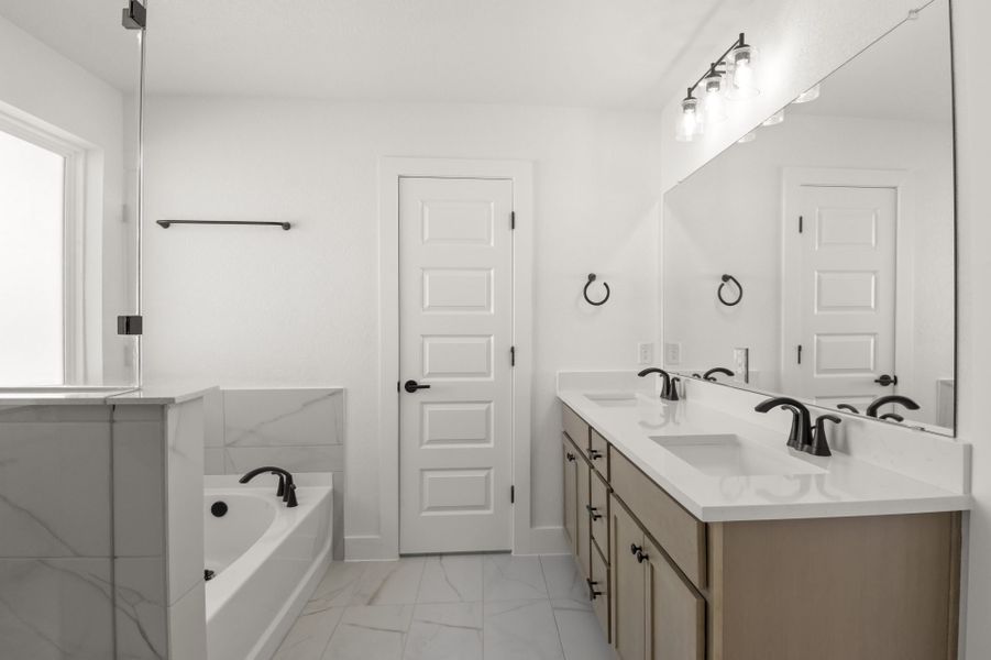 Furnished interior view inside a new home in Easton Park, Austin (Image 12).
