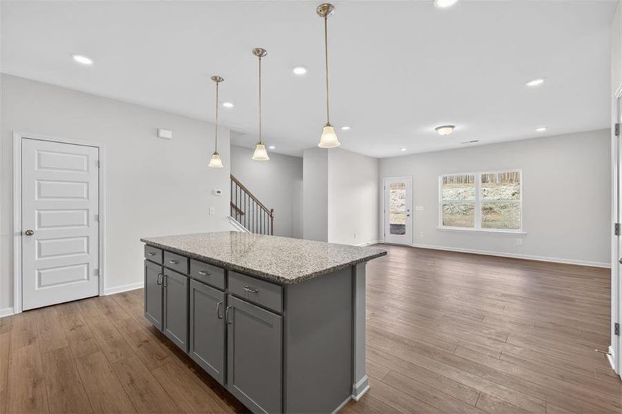 Furnished interior view inside a new home in Townes At The Stiles, Cartersville (Image 5).