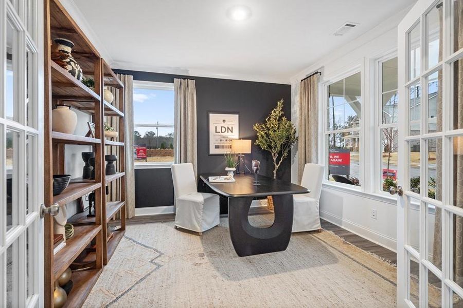 Furnished interior view inside a new home in Auburn Glen, Dacula (Image 22).