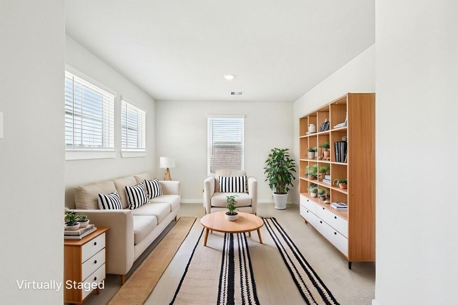 Photo is not of the actual home, but is an inspirational photo of builder’s model home and may depict options, furnishings, and/or decorator features that are not included