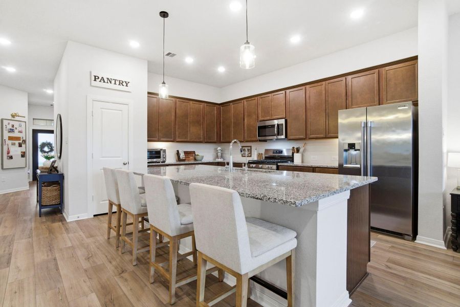 Furnished interior view inside a new home in , Willis (Image 37).