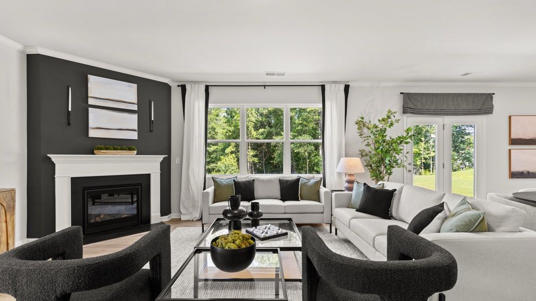 Furnished interior view inside a new home in Fairhaven, Lithia Springs (Image 17).