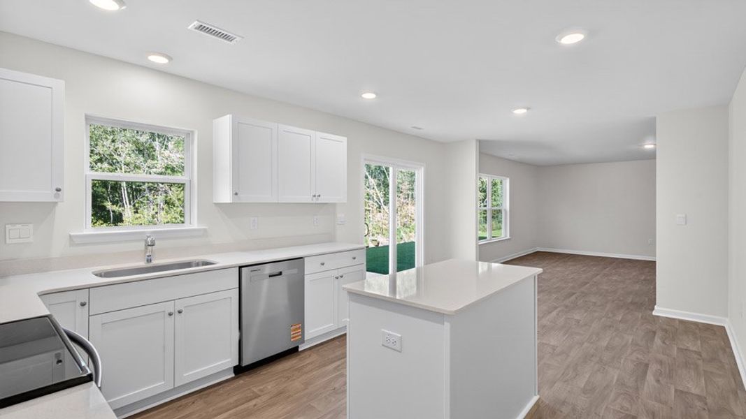 Furnished interior view inside a new home in Olive Branch, Clayton (Image 7). Furnished interior view inside a new home in Olive Branch, Clayton (Image 7).