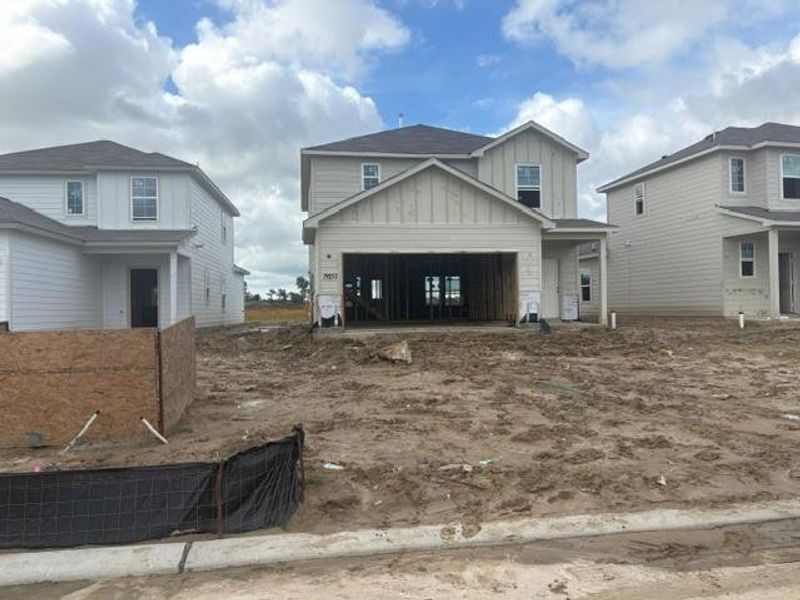 In-progress construction of a new home in Northpark South, Porter, TX (Image 18).