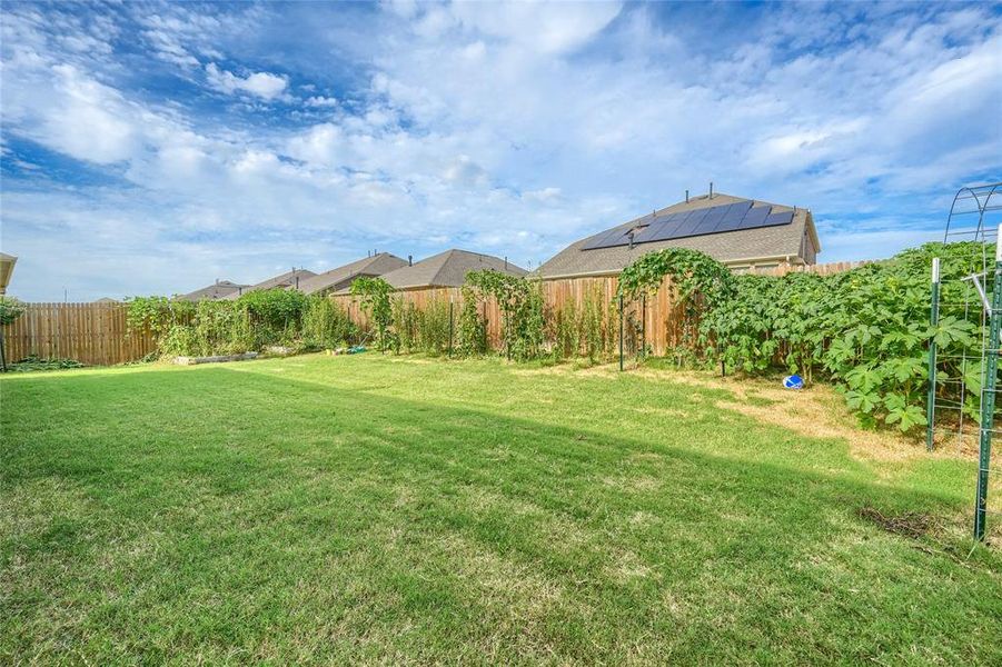 View of fenced backyard View of fenced backyard