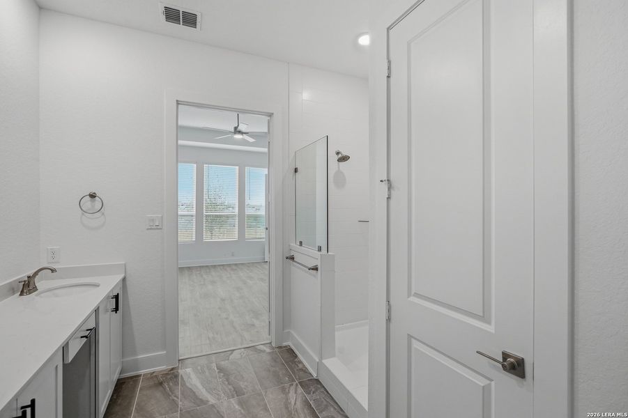 Furnished interior view inside a new home in Prominence, San Antonio (Image 15).