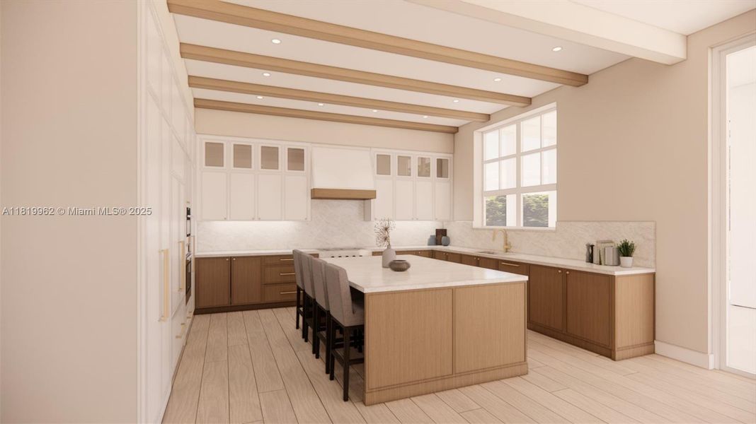 Furnished interior view inside a new home in , Coral Gables (Image 3).