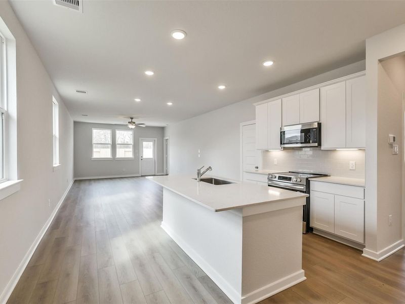 Furnished interior view inside a new home in Liberty Estates, Cleveland (Image 11).