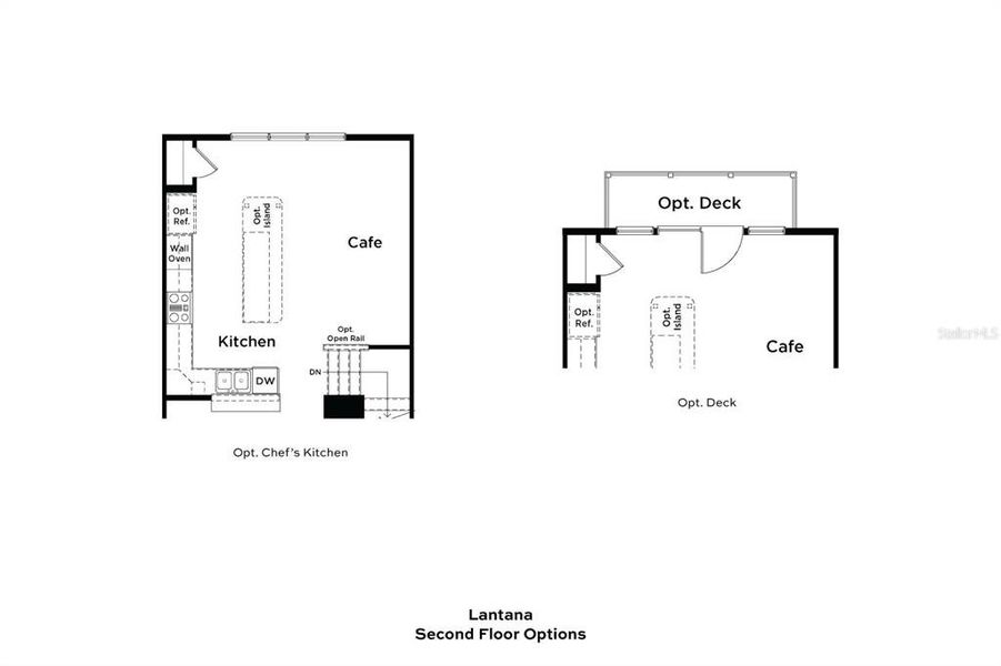 2D floor plan layout of this home in Parkview at Hamlin, Winter Garden, FL (Image 3).