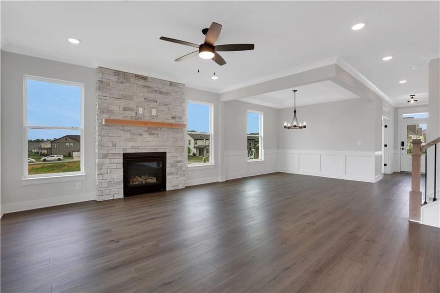 Spacious, unfurnished interior of a new home in Twin Lakes, Hoschton (Image 36). Spacious, unfurnished interior of a new home in Twin Lakes, Hoschton (Image 36).