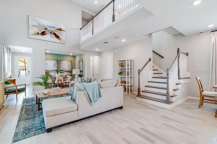 Furnished interior view inside a new home in The Waters at Center Lake Ranch, St. Cloud (Image 35).