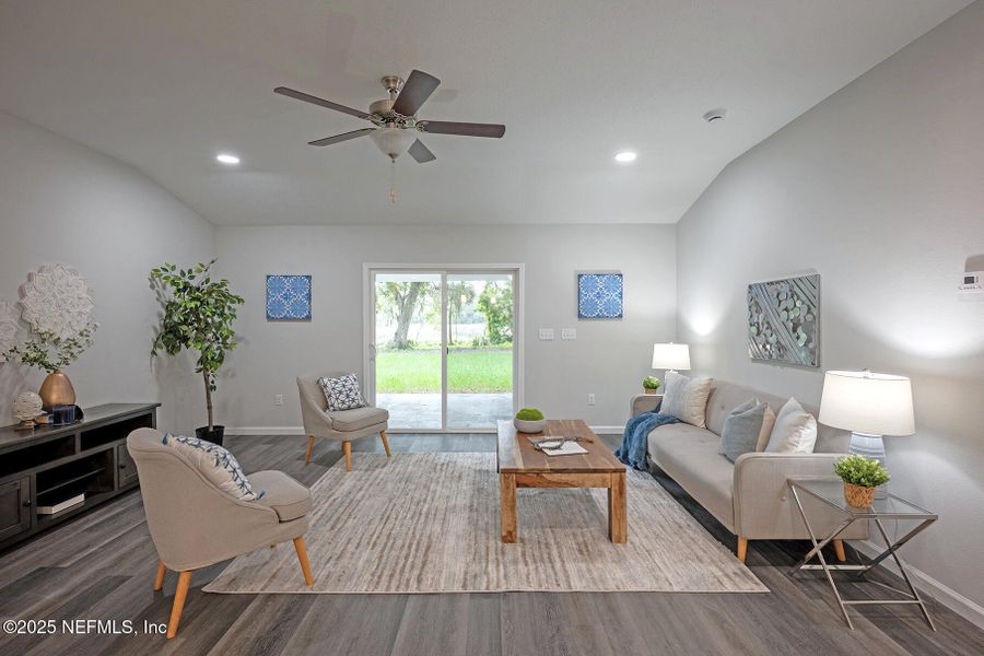 Furnished interior view inside a new home in , Jacksonville (Image 13).