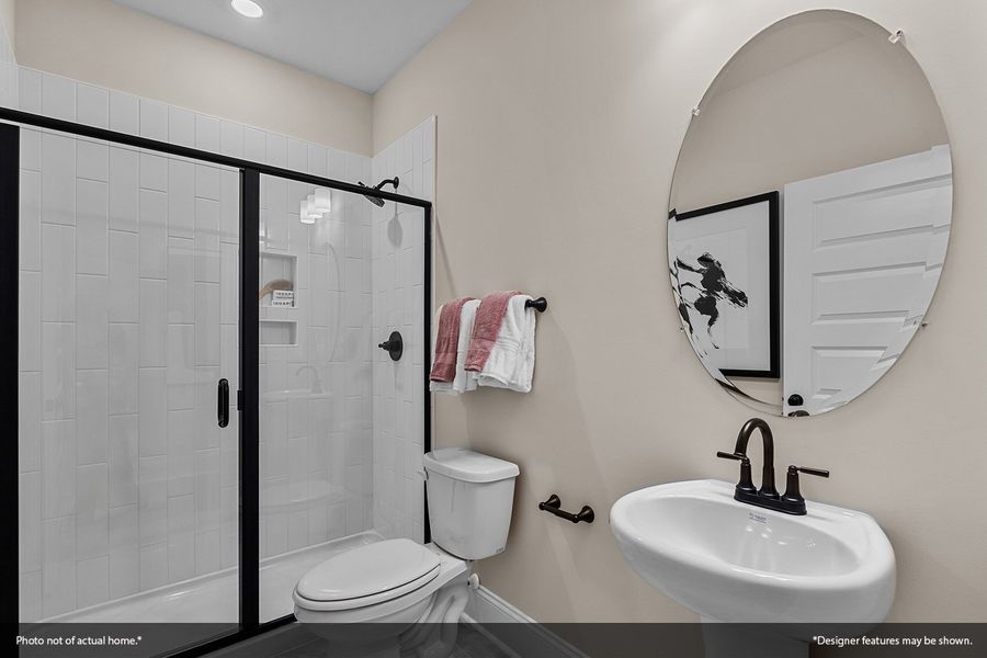 Furnished interior view inside a new home in Sweetbrier, Durham (Image 24).