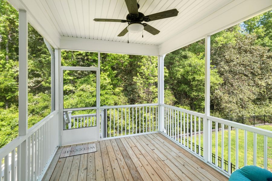 Exterior details and patio area of a home in , Wando (Image 24).