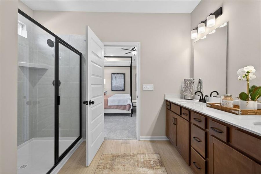 Furnished interior view inside a new home in Saddle Ridge, Calhoun (Image 36).