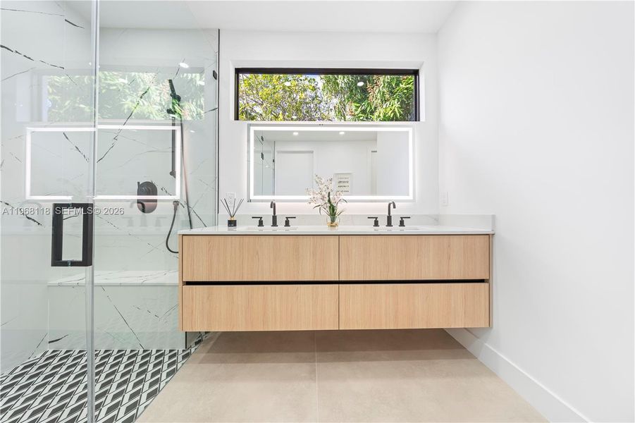 Furnished interior view inside a new home in , Miami (Image 11). Furnished interior view inside a new home in , Miami (Image 11).