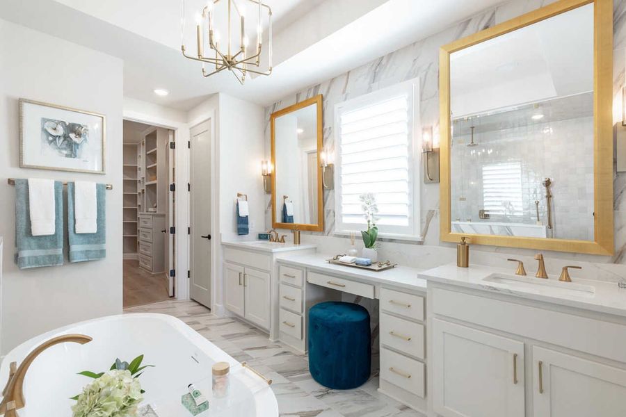 Representative Primary Bathroom - some options shown