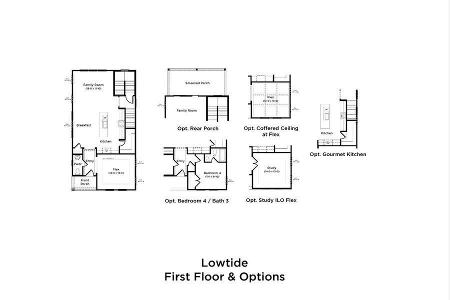 Lowtide first floor and options