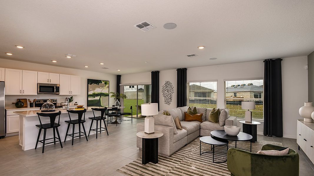 Furnished interior view inside a new home in Marion Creek, Haines City (Image 11).
