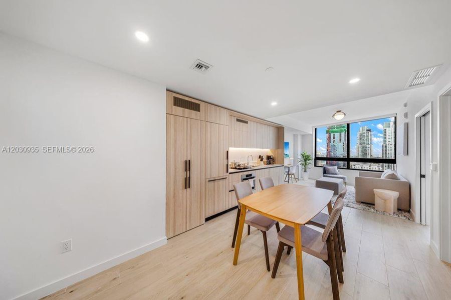 Furnished interior view inside a new home in , Miami (Image 29).