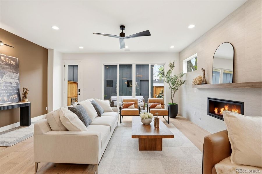 Furnished interior view inside a new home in , Denver (Image 14).