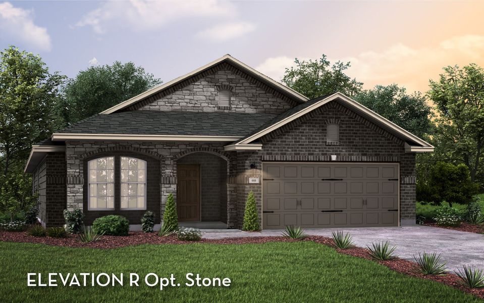 Representative exterior photo of a completed home built from the Aspen by CastleRock Communities in Westridge, McKinney, TX (Image 12).