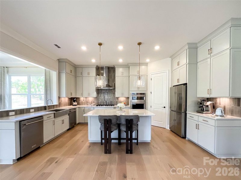 Furnished interior view inside a new home in , Huntersville (Image 19).