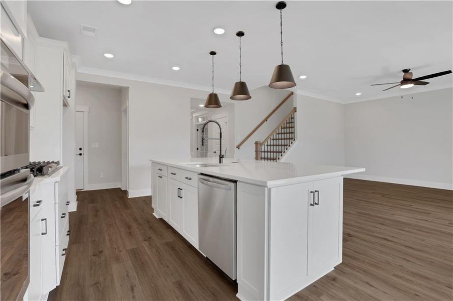 Furnished interior view inside a new home in Marble Tree, Ball Ground (Image 12).