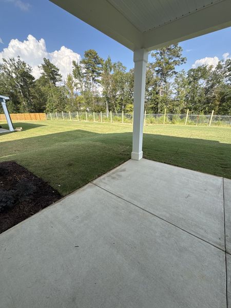 Exterior details and patio area of a home in Tillery Park, Grovetown (Image 4).