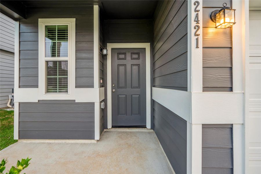 Exterior details and patio area of a home in , Conroe (Image 27). Exterior details and patio area of a home in , Conroe (Image 27).