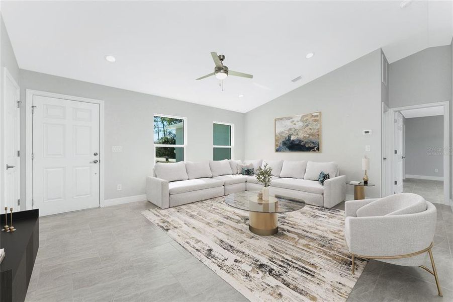 Furnished interior view inside a new home in , North Port (Image 31). Furnished interior view inside a new home in , North Port (Image 31).