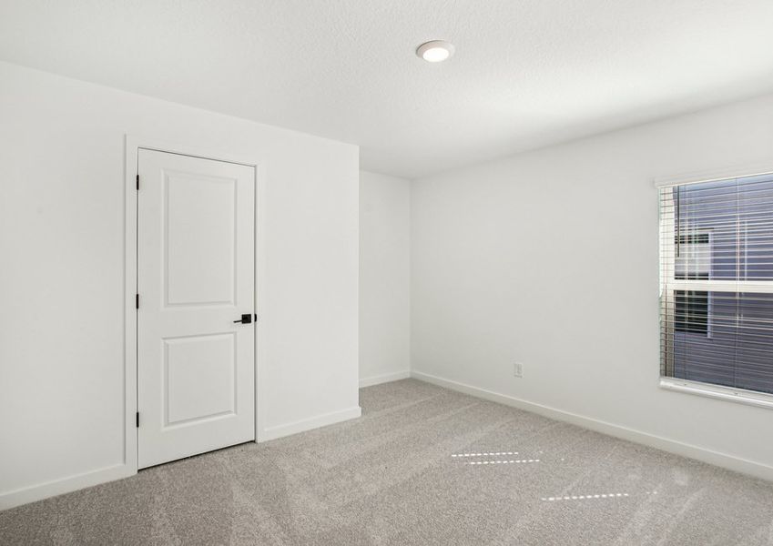 Each secondary bedroom includes carpet, closet and bright window Each secondary bedroom includes carpet, closet and bright window