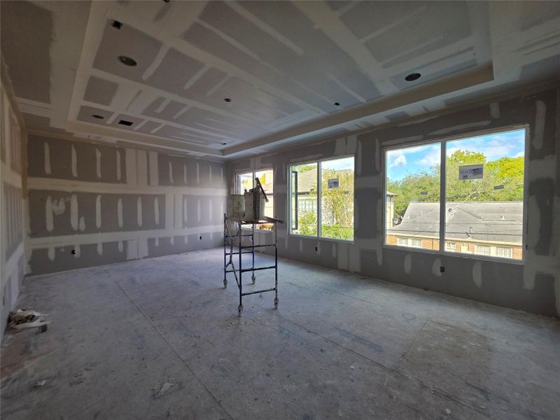Primary Bedroom - construction progress photo as of Nov 2025