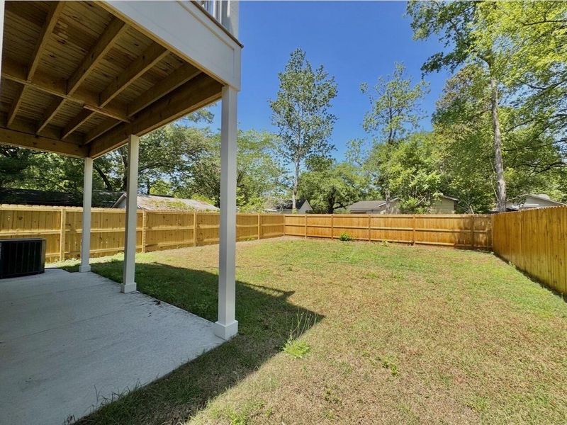 Exterior details and patio area of a home in , North Charleston (Image 20).
